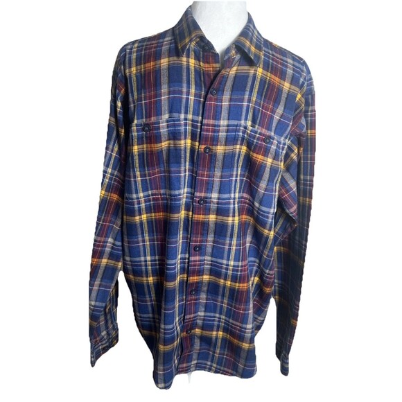 Patagonia Organic Cotton Button Up Shirt Men’s M Medium Plaid Flannel STY53837 - Picture 1 of 10